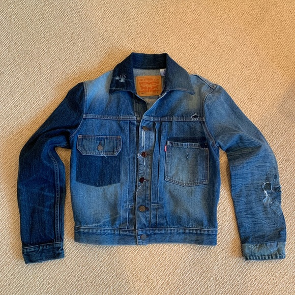 levi's patchwork denim jacket